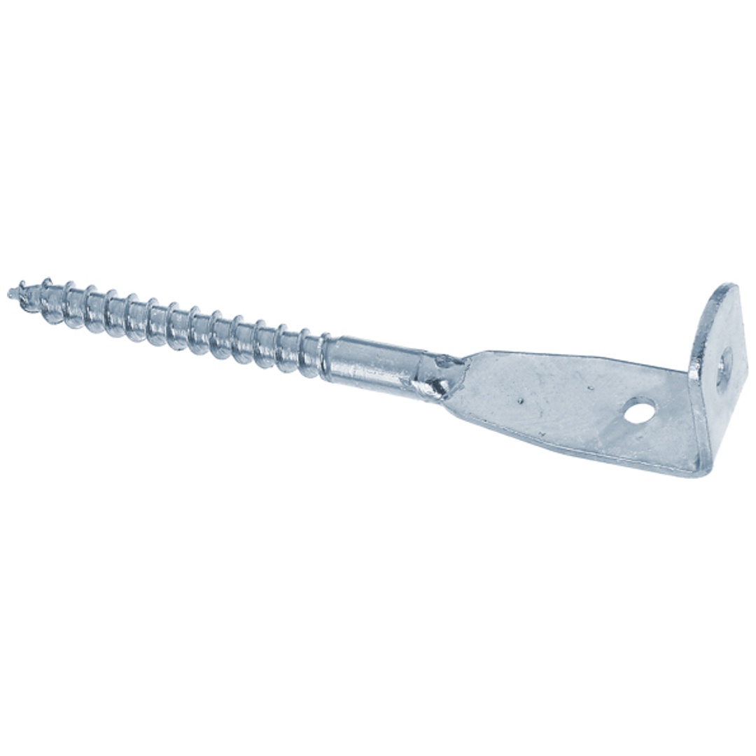 ALBERTS Flechtzaunhalter, Blattschrauben-Form, abgewinkelt, disp., L 160mm