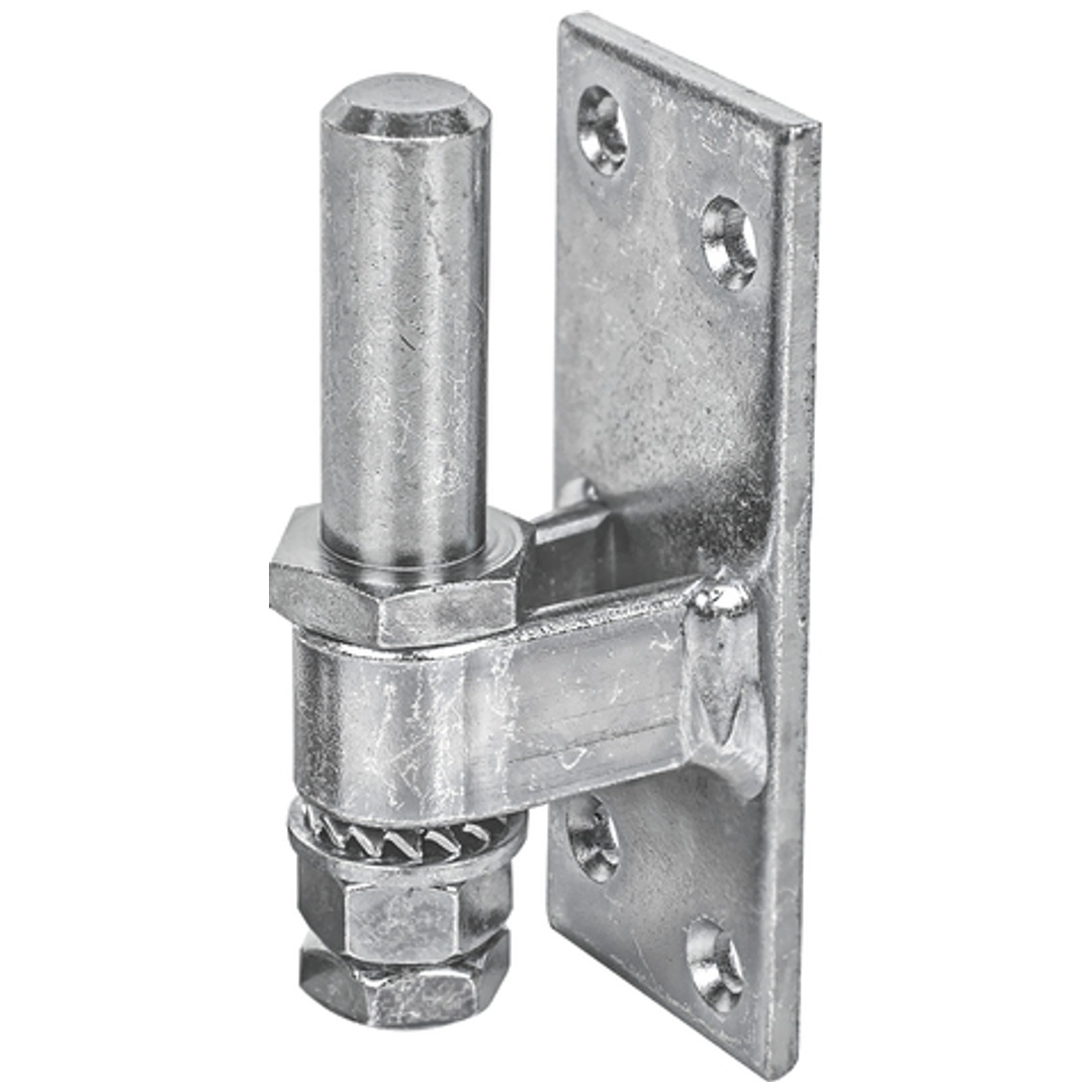ALBERTS Kloben zum Anschrauben, verstellbar 5 - 25 mm, disp.DornØ16mm, Platte HxB100x40mm