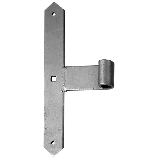 ALBERTS Tor-Mittelband, Abschluss spitz, feuerverzinkt, HxB 300x40 mm,Rolle Ø16