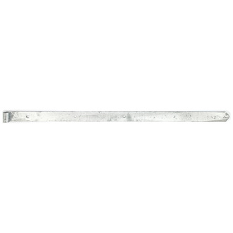 ALBERTS Ladenband, gerade, Abschluss abgerundet, feuerverz., LxB1000x45 mm, Rolle Ø16 mm