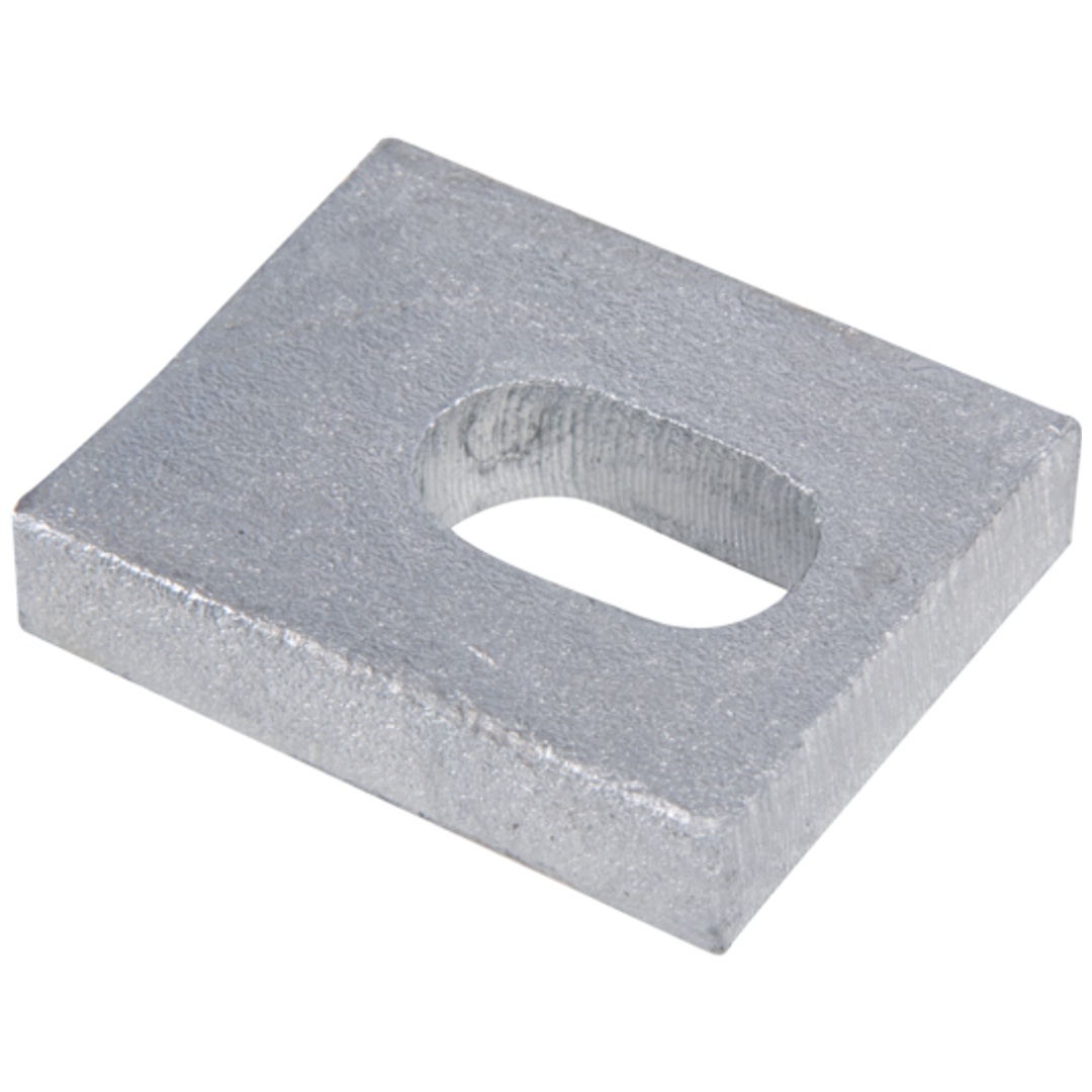 ALBERTS U-Scheibe für Zuganker, feuerverzinkt, Tiefe: 50 mm, Breite: 40 mm