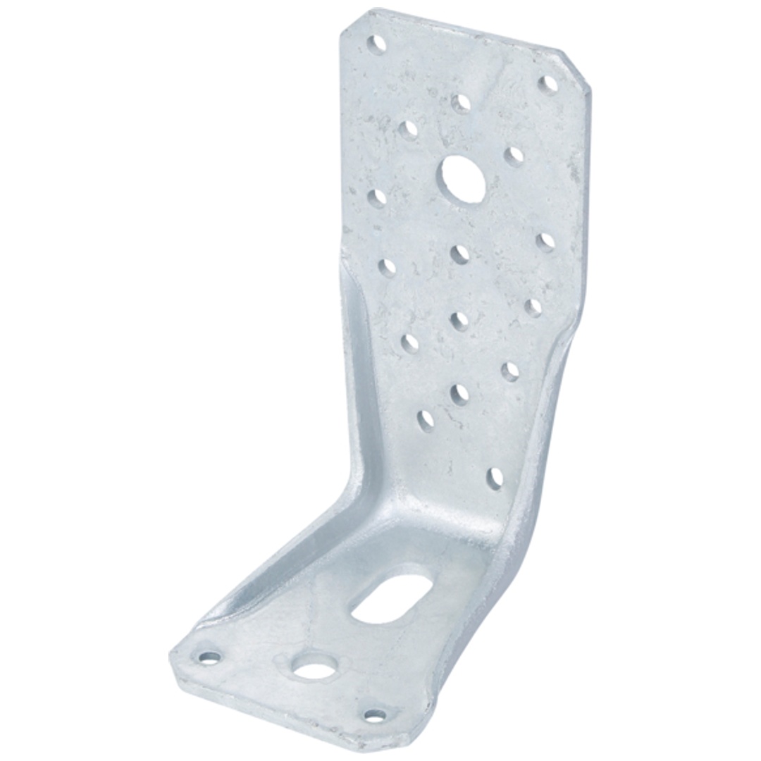 ALBERTS KR-Winkelverbinder, mit Langloch, feuerverzinkt, TxHxB: 135x85x65 mm