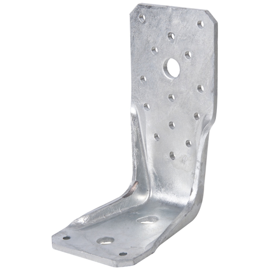 ALBERTS KR-Winkelverbinder, mit Rundloch, feuerverzinkt, TxHxB: 135x85x65 mm