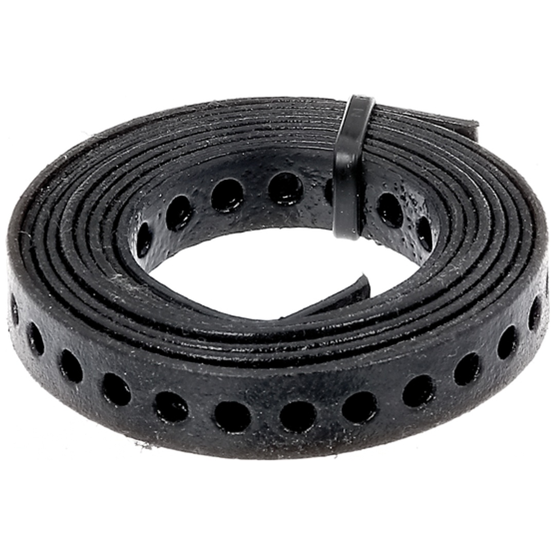 ALBERTS Lochband, verzinkt, schwarz kstbesch., Breite 12 mm, Länge 1,5 m