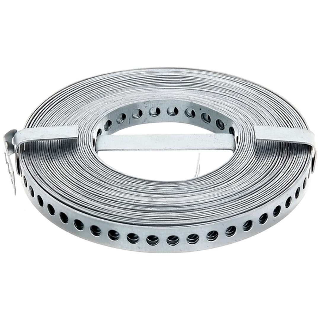 ALBERTS Lochband, sendzimirverzinkt, Breite 12 mm, Länge 10 m