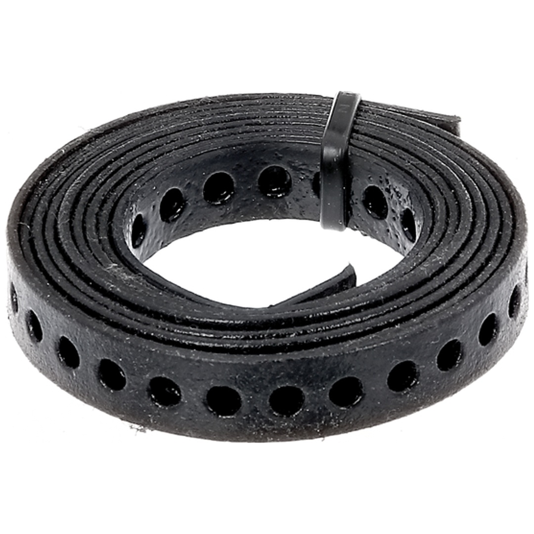 ALBERTS Lochband, verzinkt, schwarz kstbesch., Breite 20 mm, Länge 1,5 m