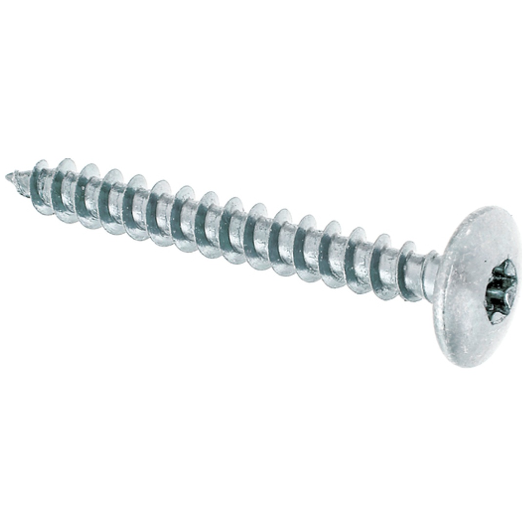 ALBERTS Holzschraube, Maxi-Fix, gelb verzinkt, SxL Ø6x50 mm, Box à 4 Stk.