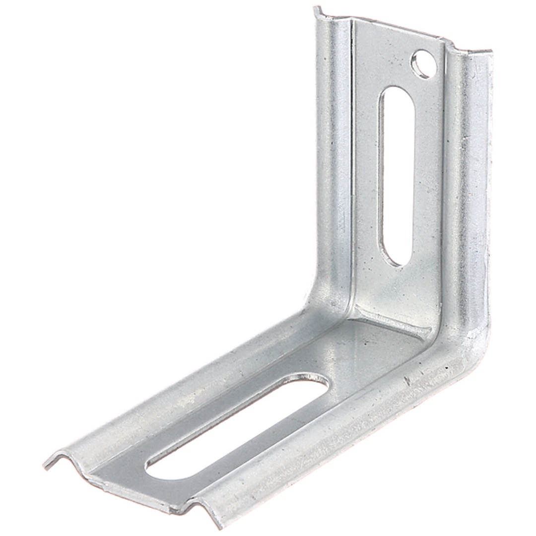 ALBERTS Verstellwinkel, 90°, geprägt, mit Langloch, sendzimirverzinkt,TxHxB 50x70x30 mm