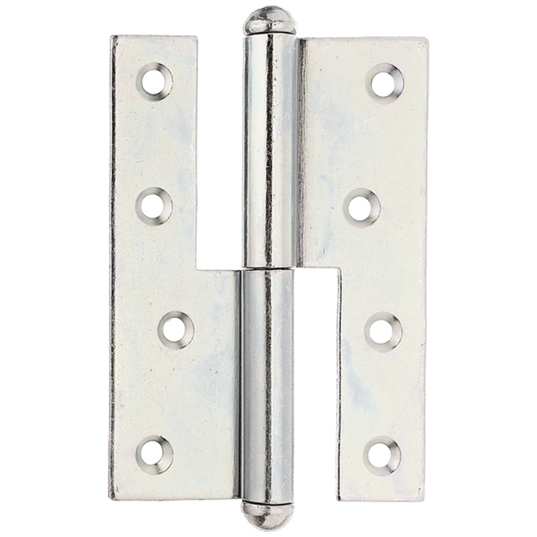 ALBERTS Aushebescharnier, sendzimirverzinkt, links, LxB 120x88 mm