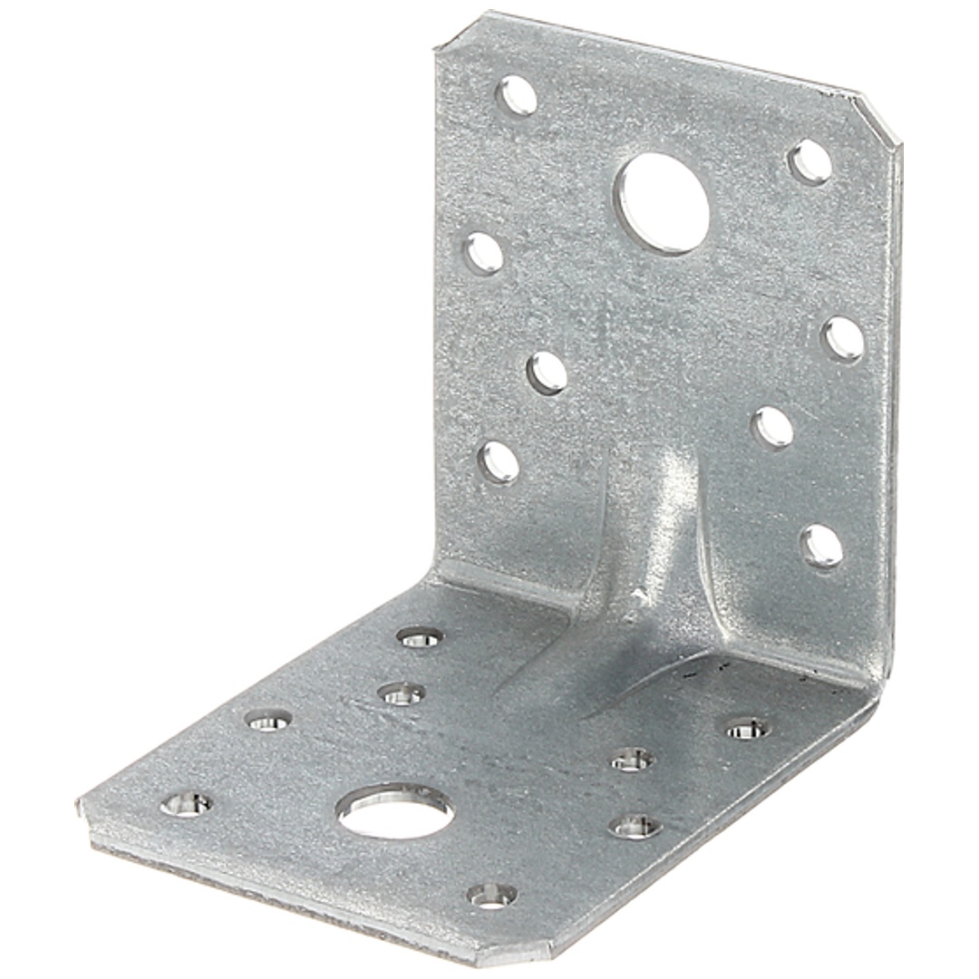 ALBERTS Schwerlast-Winkelverbinder m.Sicke, sendzimirverzinkt, TxHxB 70x70x55 mm,50St.