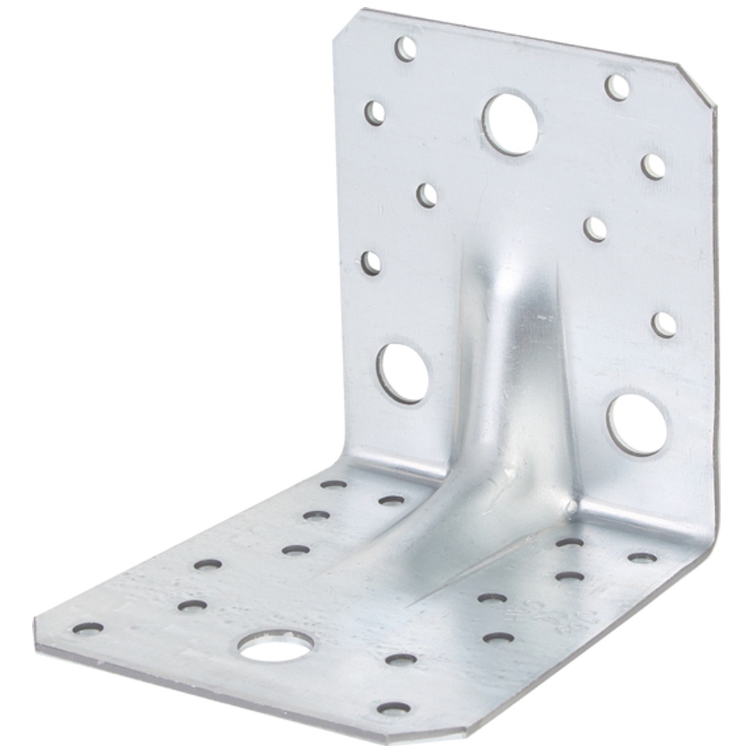 ALBERTS Schwerlast-Winkelverbinder m.Sicke, sendzimirverzinkt, TxHxB 105x105x90 mm,20St.
