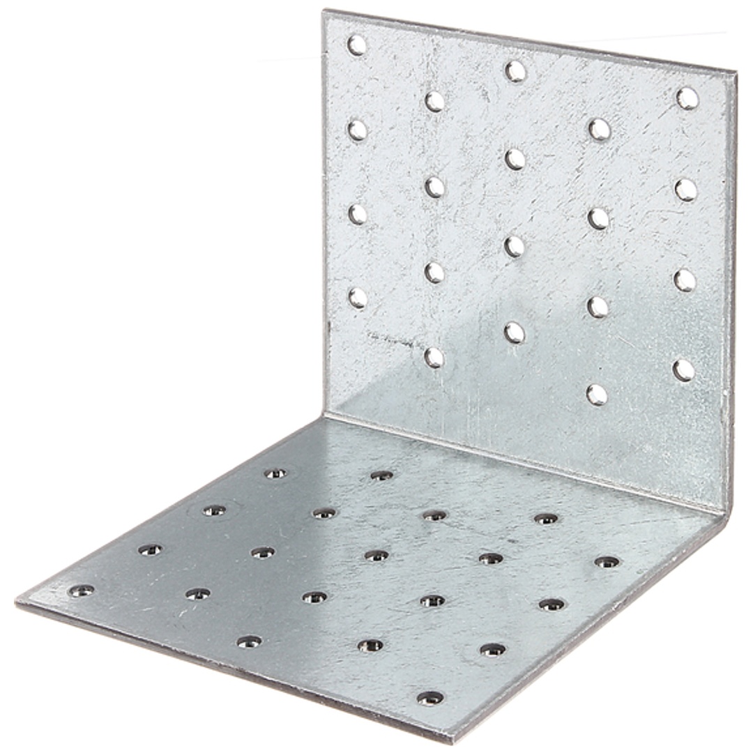 ALBERTS Lochplattenwinkel, sendzimirverzint, TxHxB 100x100x100 mm