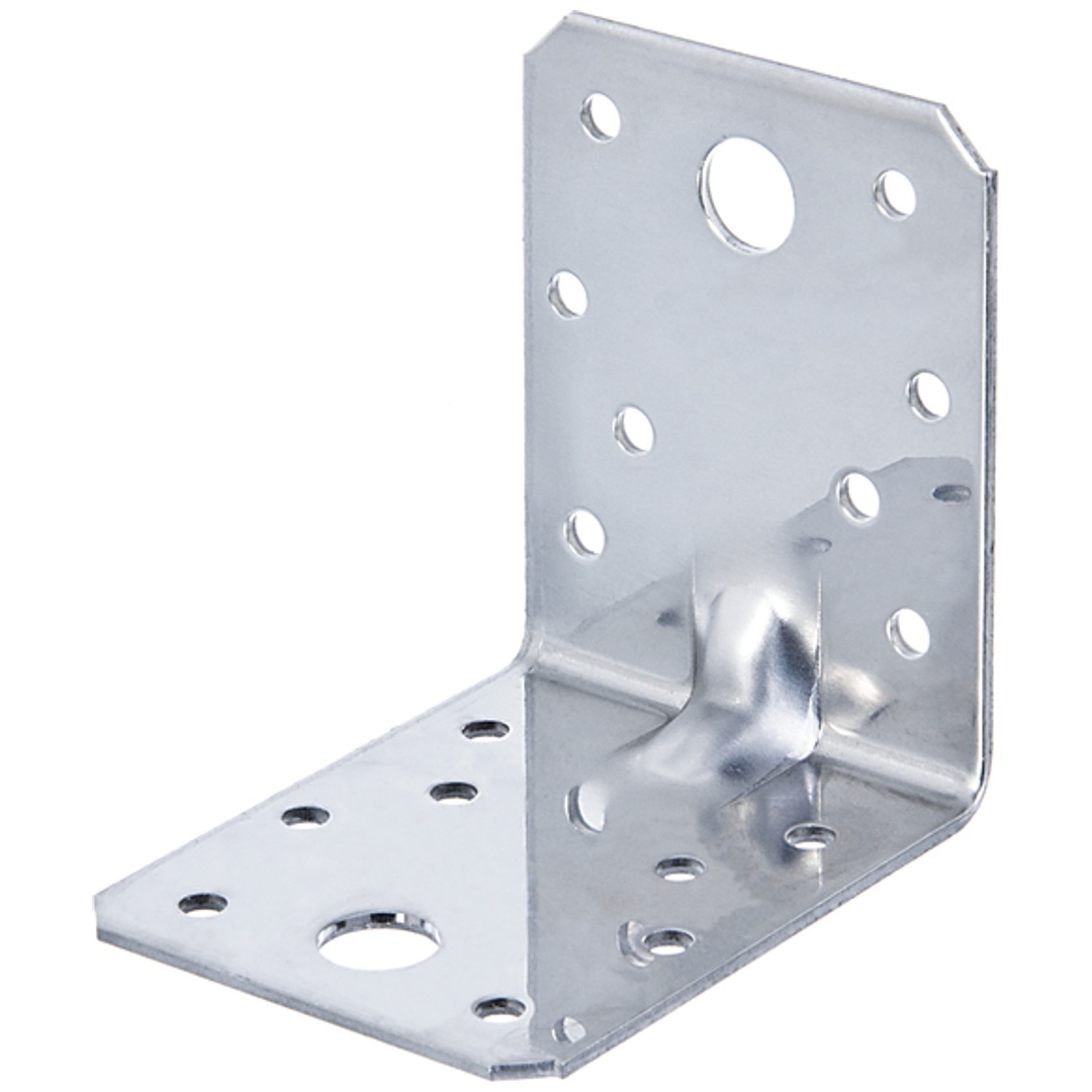 ALBERTS Schwerlast-Winkelverbinder m.Sicke, Edelstahl, TxHxB 70x70x55 mm, PRO