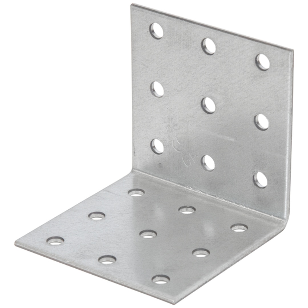 ALBERTS Lochplattenwinkel, sendzimirverzinkt, TxHxB 60x60x60x2 mm
