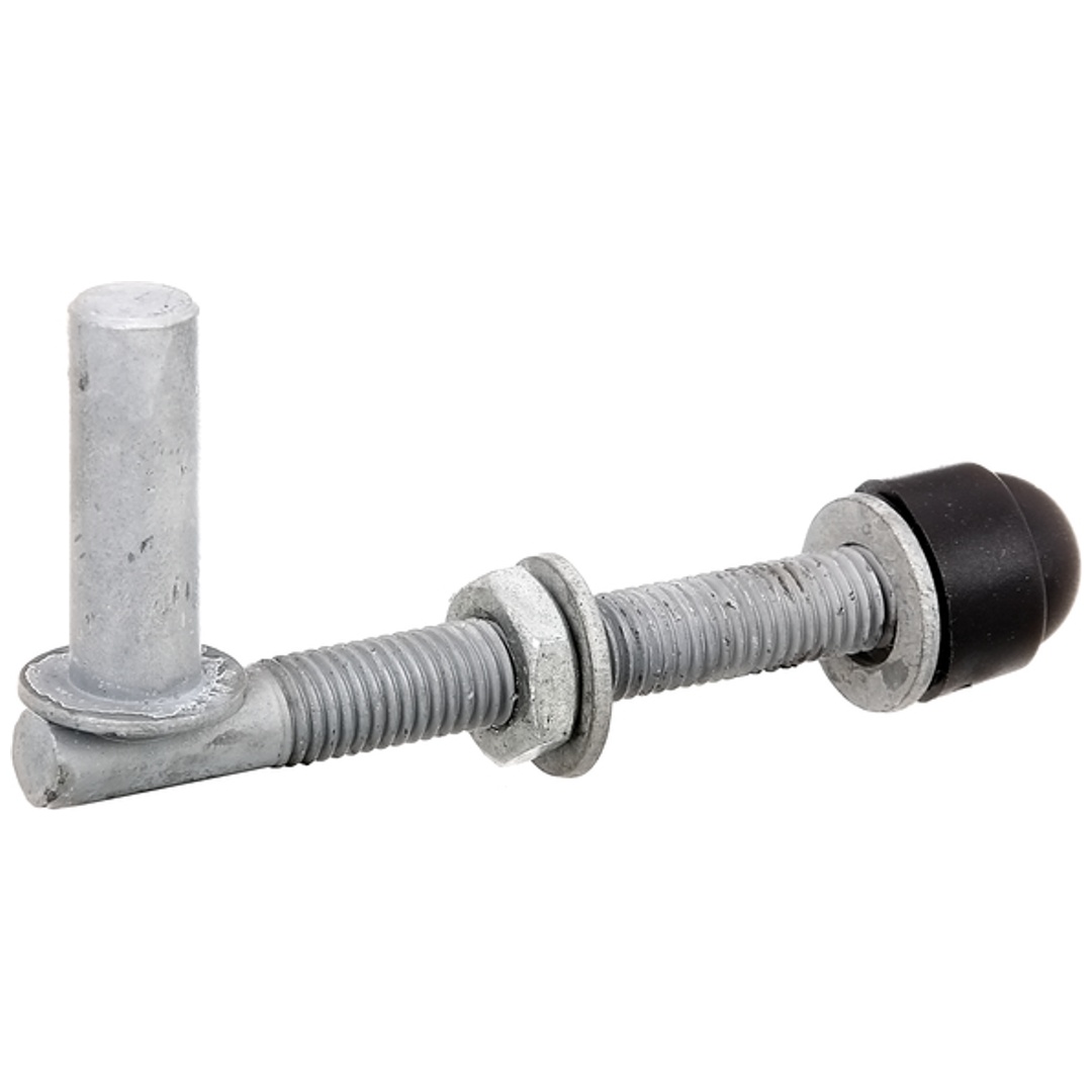 ALBERTS Kloben z.Durchschrauben, ein Paar, feuerverz., Dornst.Ø13mm, Länge 120mm, Gew.M12