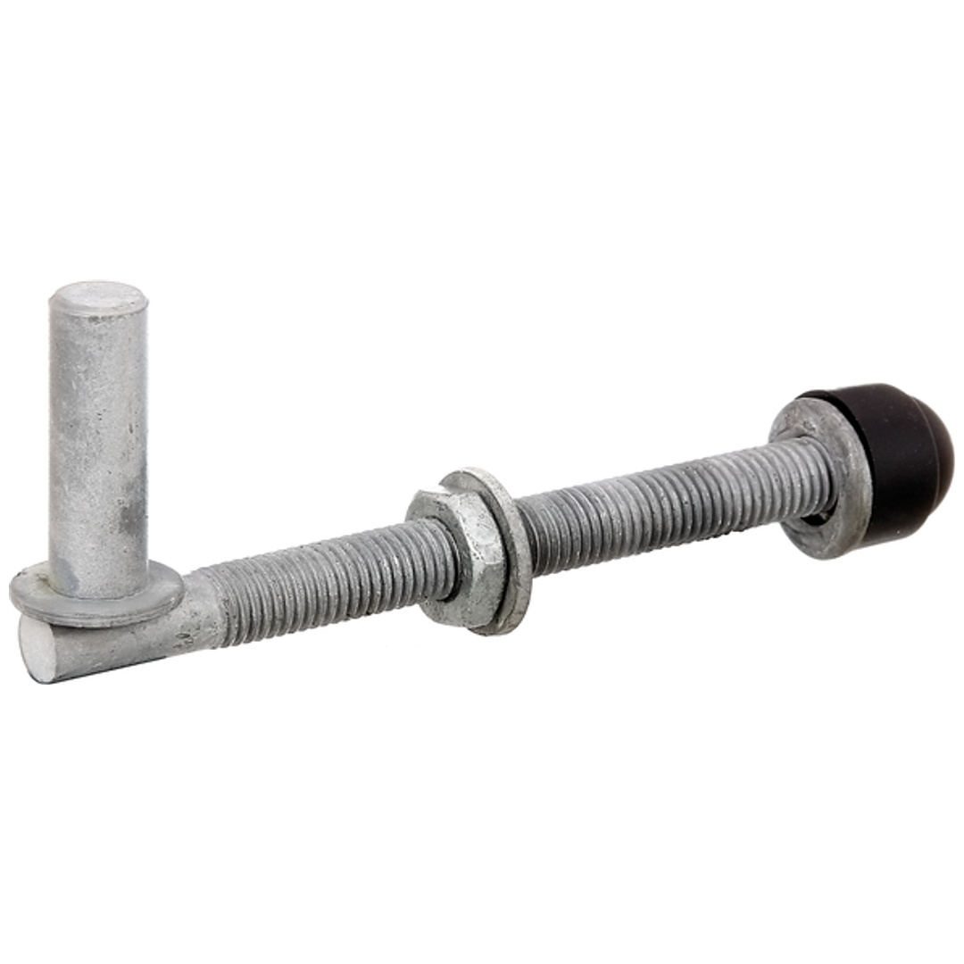 ALBERTS Kloben z.Durchschrauben, ein Paar, feuerverz., Dornst.Ø13mm, Länge 140mm, Gew.M12