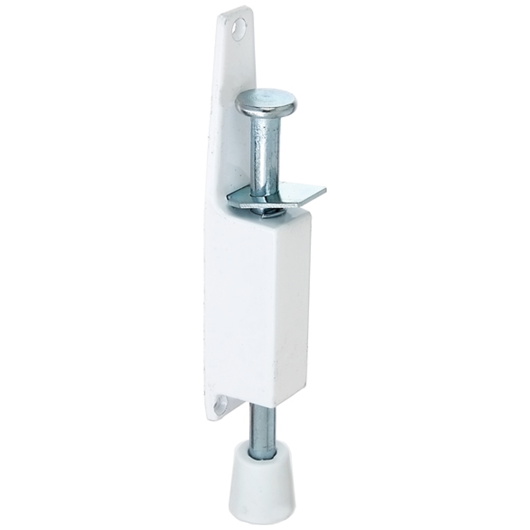 ALBERTS Türfeststeller, für Zimmertüren, weiß lackiert, Höhe 180 mm, Karte à 1 Stk.