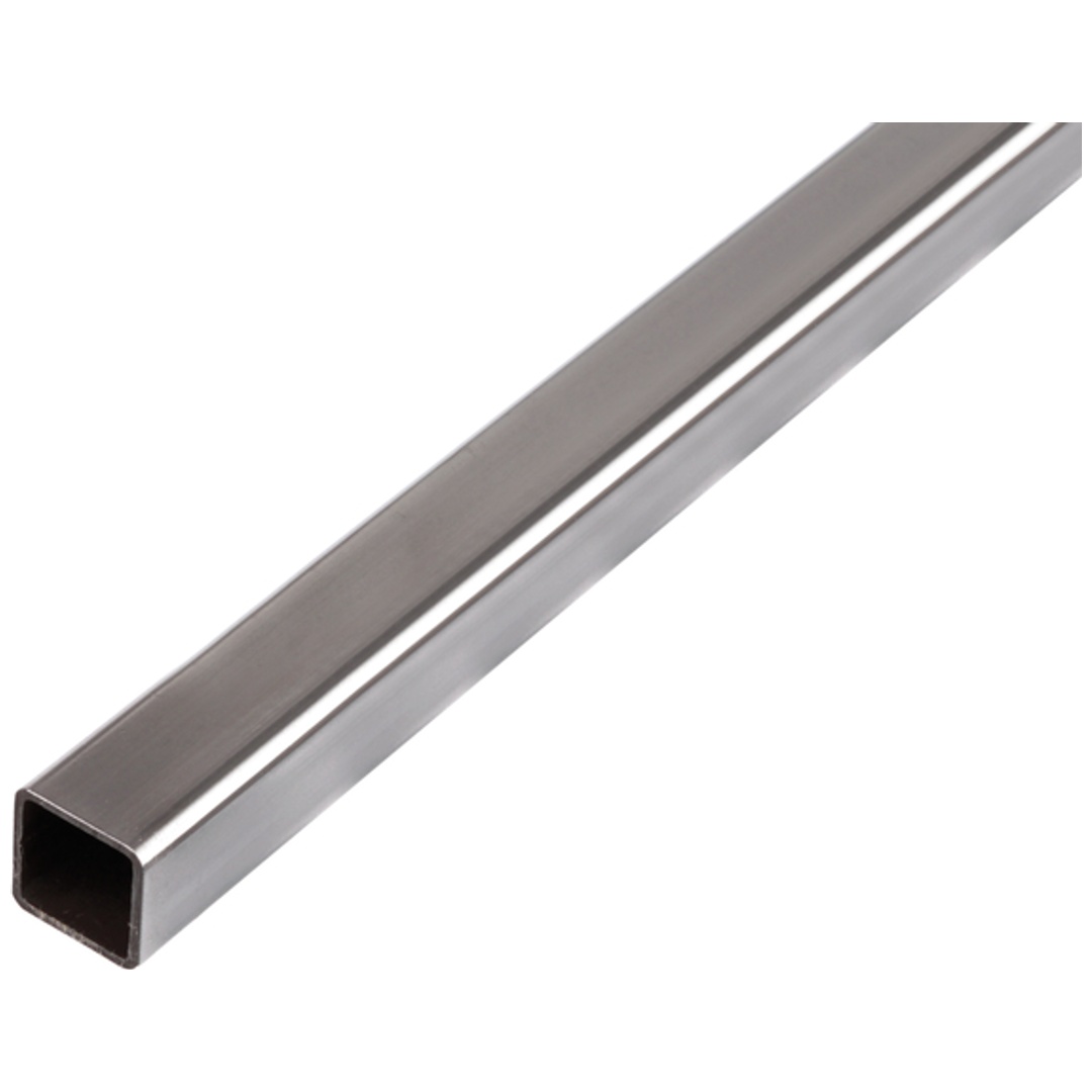 ALBERTS Vierkantrohr, Stahl roh, kaltgewalzt, LxBxHxS 2000 x 20 x 20 x 1,5 mm
