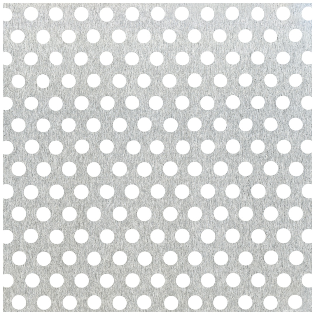 ALBERTS Lochblech, Lochung rund Ø2 mm, Alu natur, BxLxS 250 x 500 x 0,8 mm