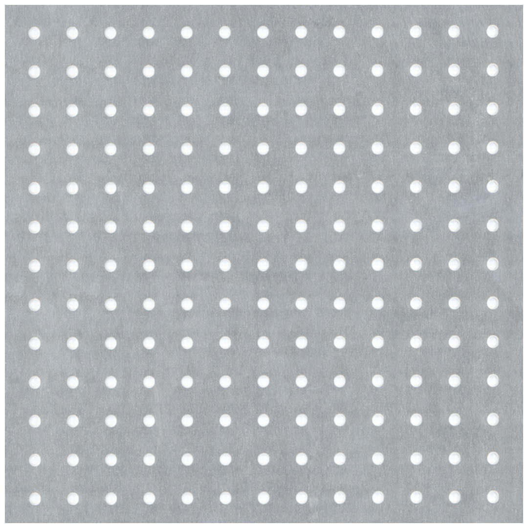 ALBERTS Lochblech, Lochung rund Ø4,5 mm, Alu natur, BxLxS 120 x 1000 x 1,5 mm