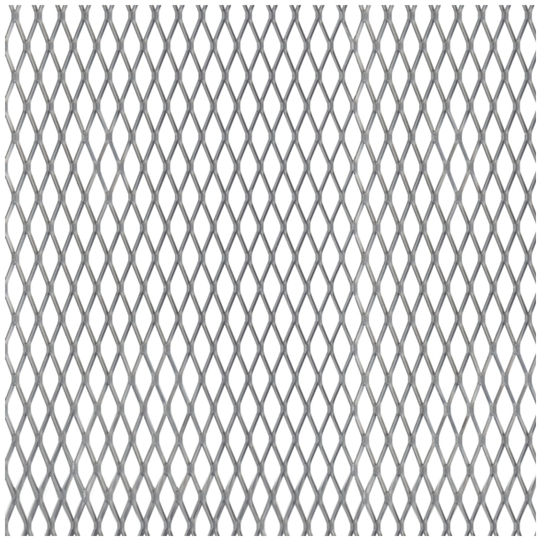 ALBERTS Streckmetallblech, Stahl roh, BxLxS 250 x 500 x 1,2 mm