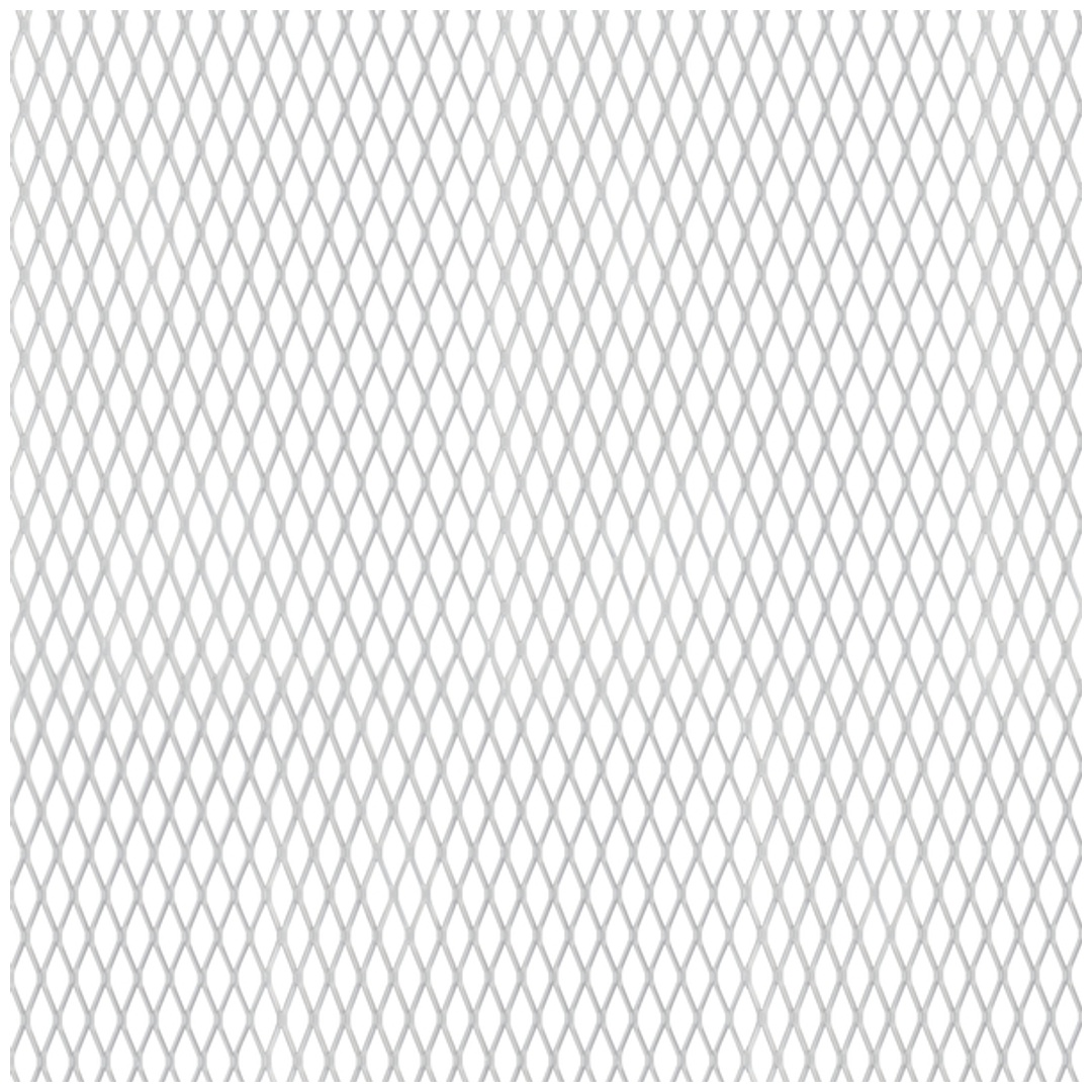 ALBERTS Streckmetallblech, Stahl roh, BxLxS 120 x 1000 x 2,2 mm