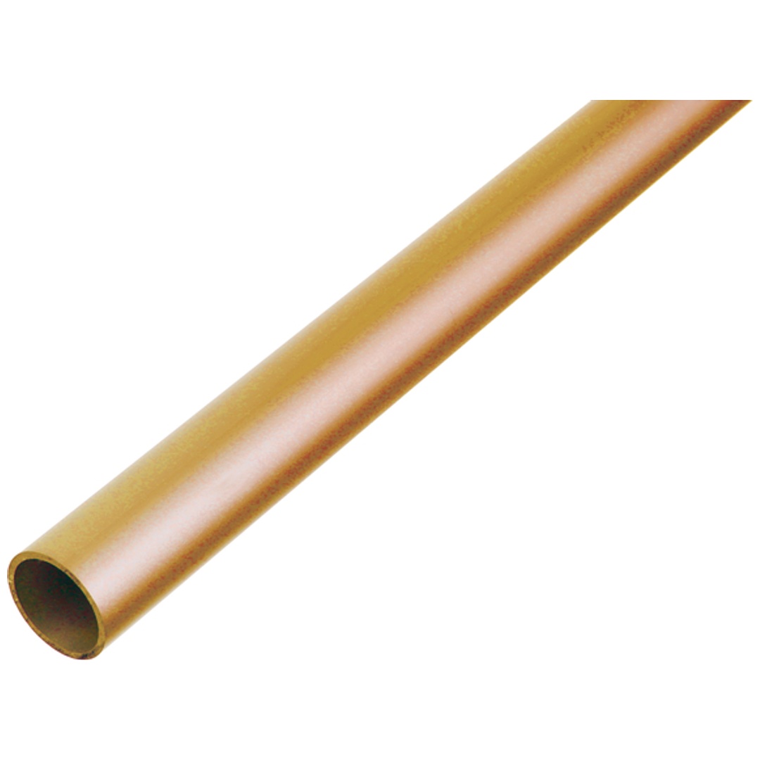 ALBERTS Rundrohr, Messing, LxØxS 1000 x 4 x 0,5 mm