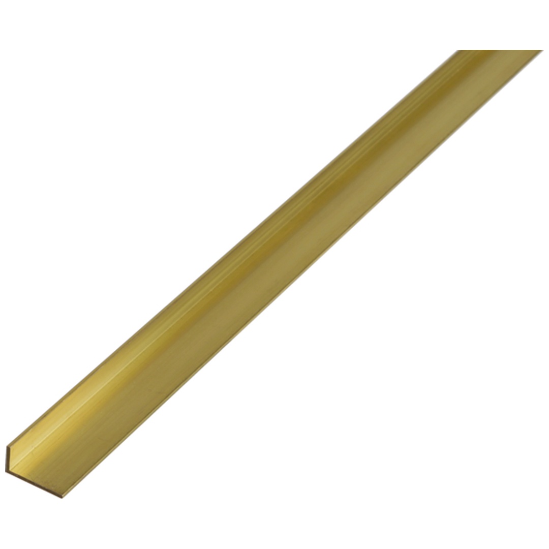 ALBERTS Winkelprofil, ungleichsch., Messing, LxBxHxS 1000 x 30 x 15 x 1,5 mm