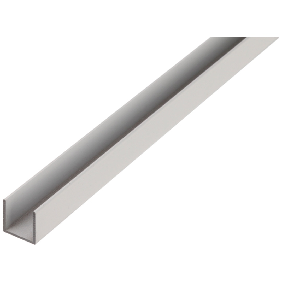 ALBERTS BA-Profil, U-Form, Alu natur, LxBxHxS 2000 x 20 x 20 x 1,5 mm
