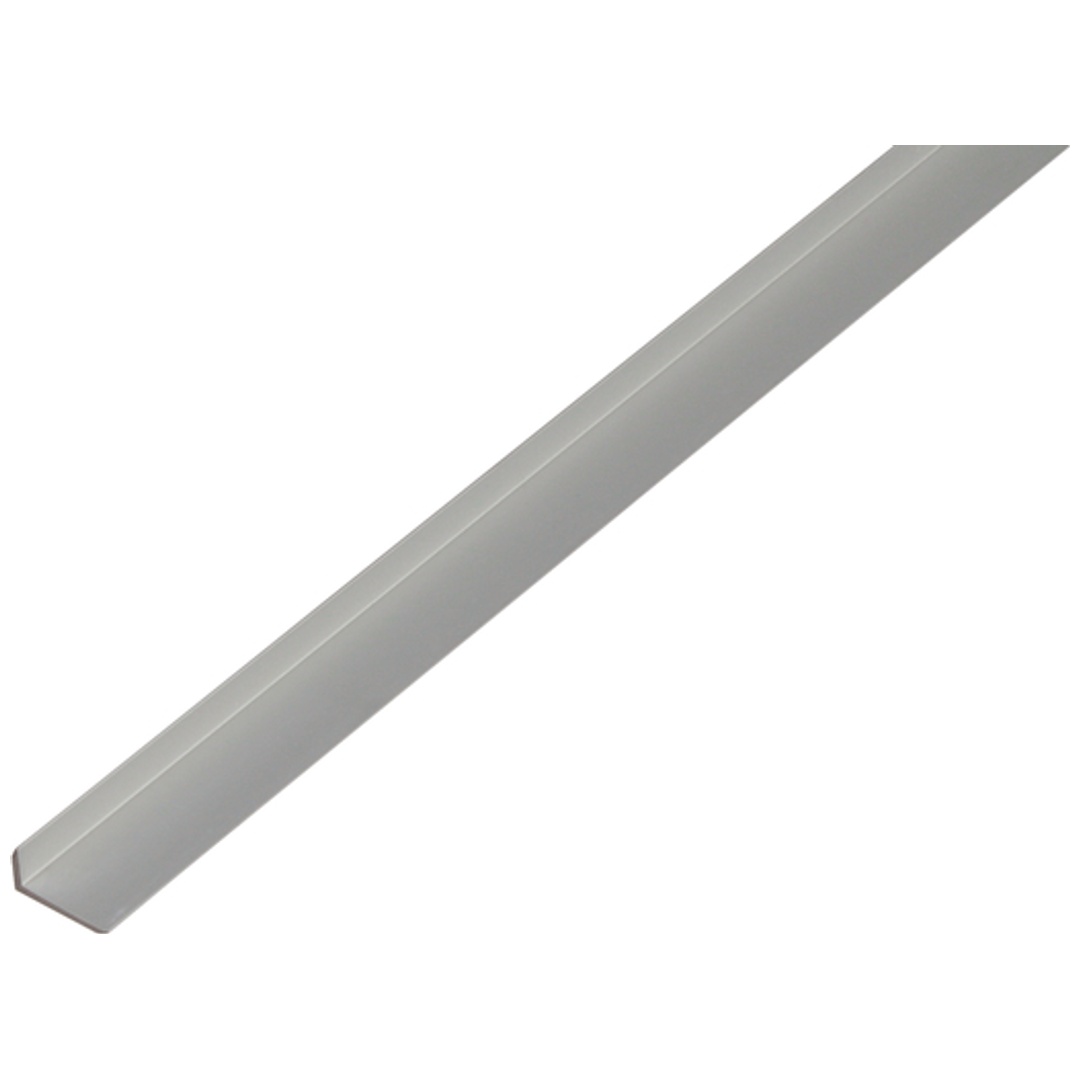 ALBERTS Kantenschutzprofil, abgeschrägt,Alu silber elox.,LxBxHxS 1000 x 19,6 x 8,6 x 1,6 mm