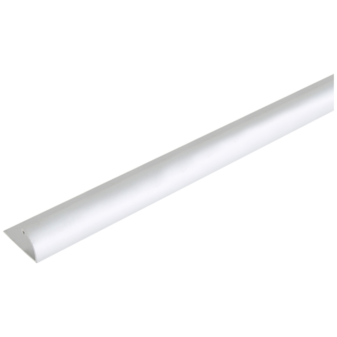 ALBERTS Abschlussprofil, Alu silber elox., LxBxHxlichte H 2000x25x13x9mm