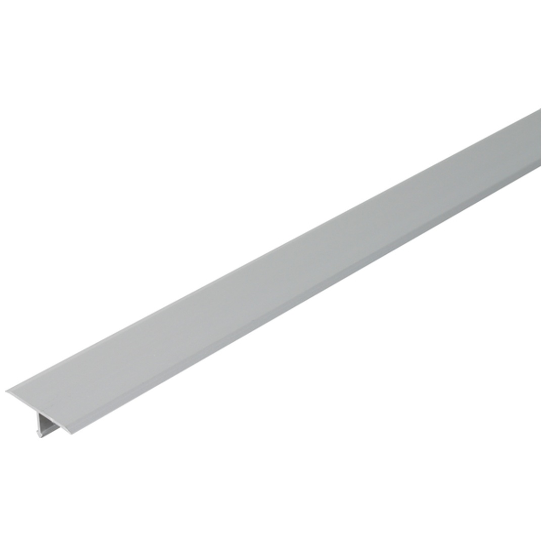 ALBERTS T-Abdeckprofil, Alu silber elox.,LxBxH 1000x15x9mm