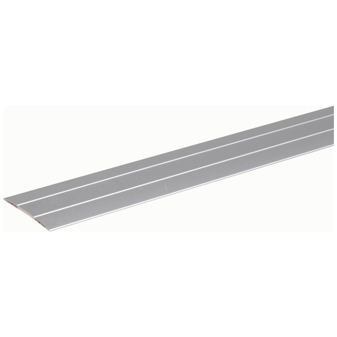 ALBERTS Übergangsprofil, Alu silber elox.,selbstkl.,o.Schraublöcher, LxB 900x37,8mm