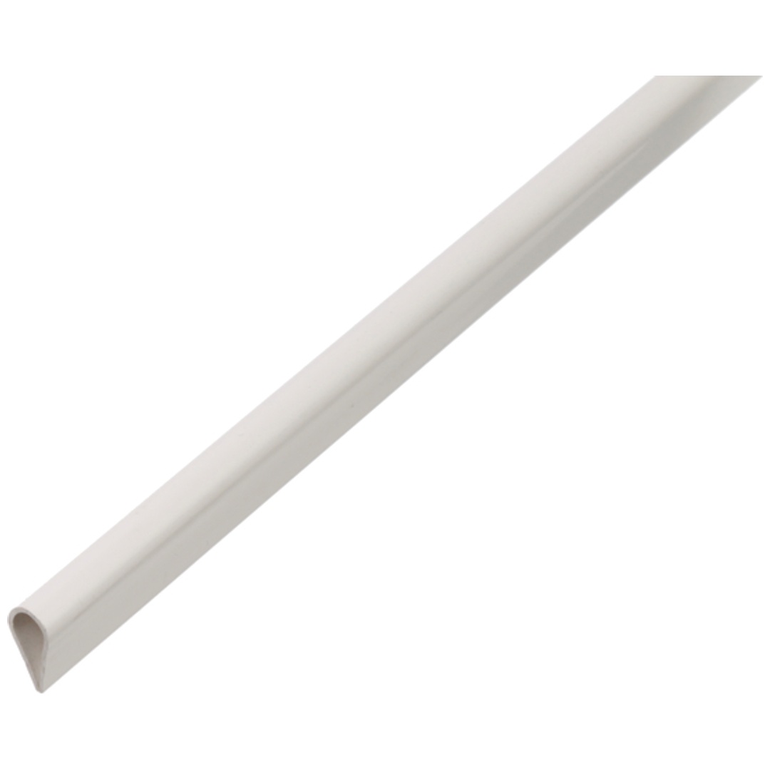 ALBERTS Klemmprofil, PVC weiß, LxBxS 2000 x 15 x 0,9 mm