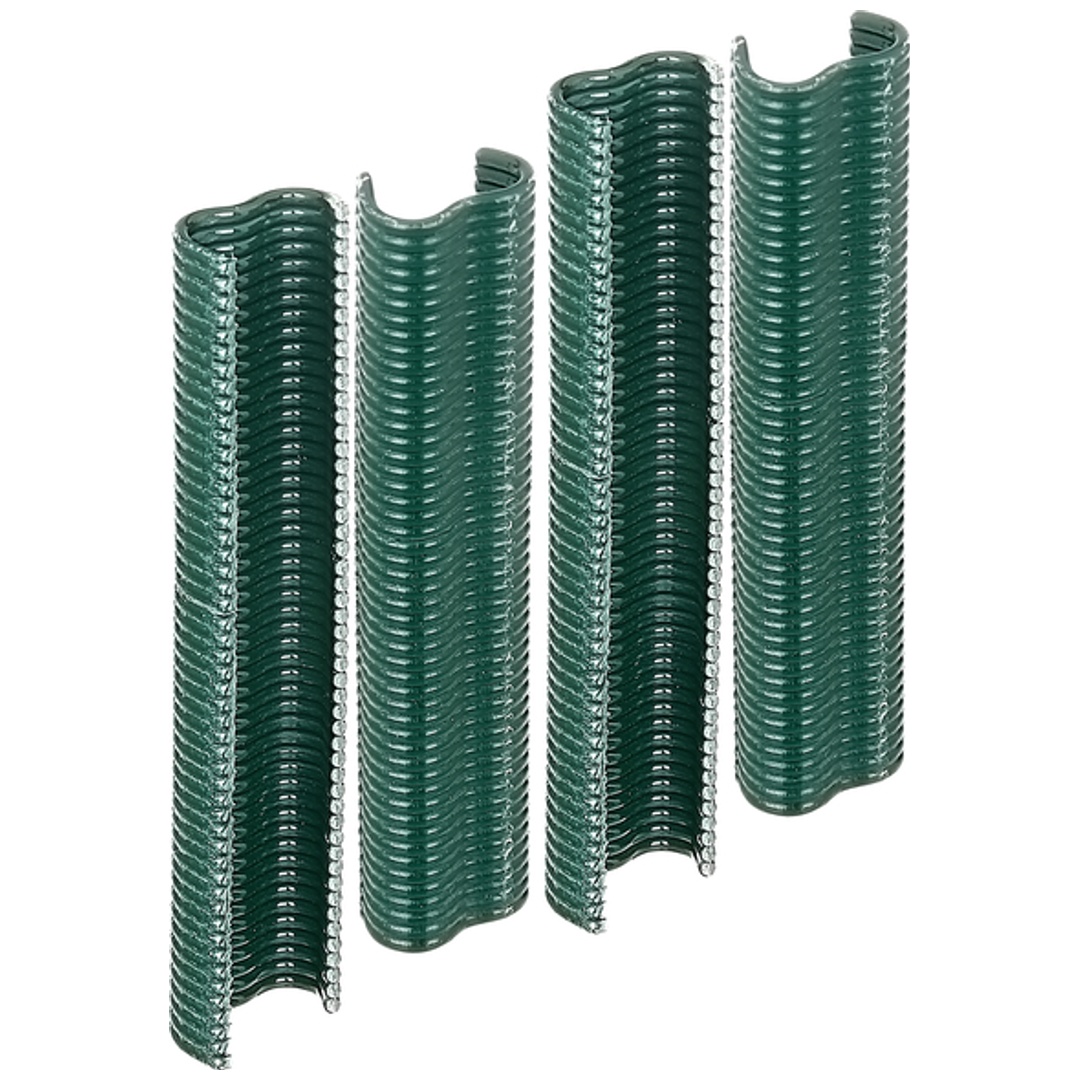 ALBERTS Drahtklammer, grün kst-beschichtet, Breite 22 mm