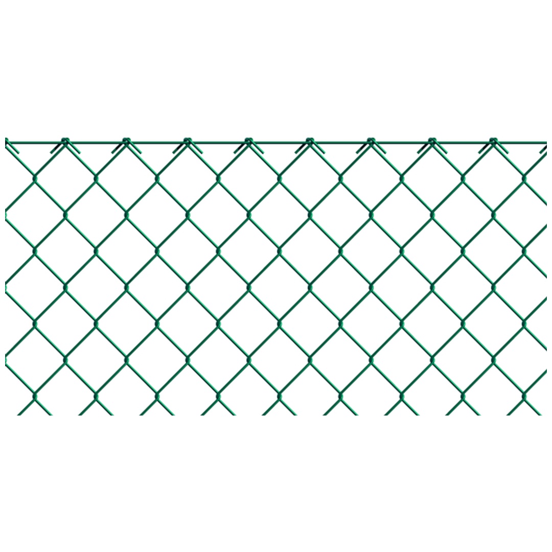 ALBERTS Maschendraht-Geflecht, grün, Höhe: 1000 mm, Gesamtl. 15m, Baumkuchenwicklung