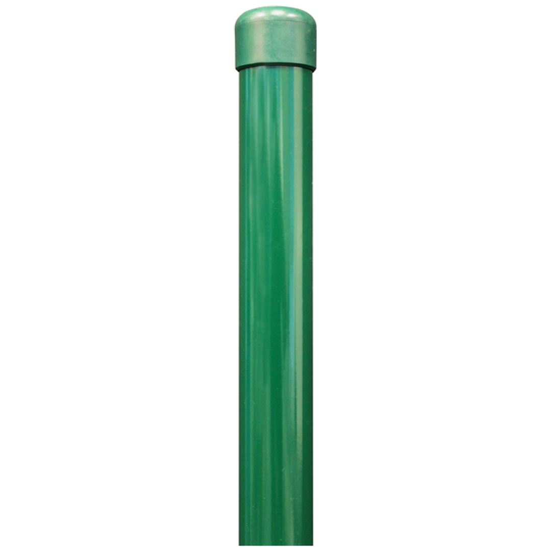 ALBERTS Zaunpfosten, ungebohrt, zinkp.grün Kst.b., L1750mm, Pfosten Ø34mm
