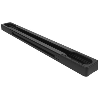 RAM Mounts Tough-Track Schiene inkl. Endkappen (Aluminium, schwarz), L: 127 mm (5 Zoll)