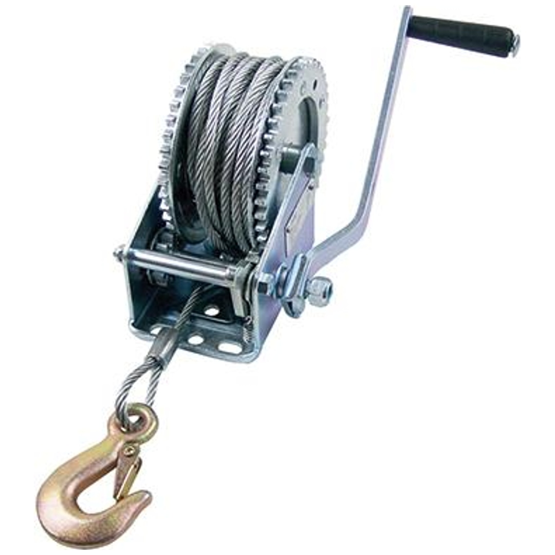 MaKeDO Handwinde universal 800kg,inkl. 10m Drahtseil