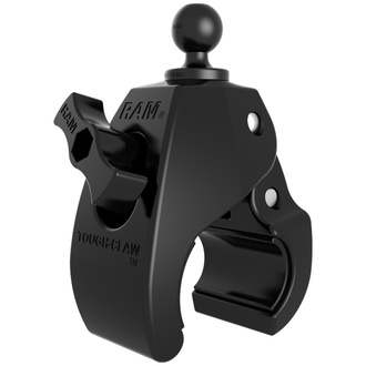 RAM Mounts Tough-Claw Halteklammer (groß), D: 25,4 - 55,9 mm, mit Feststellschraube - B-Kugel (1 Zoll)