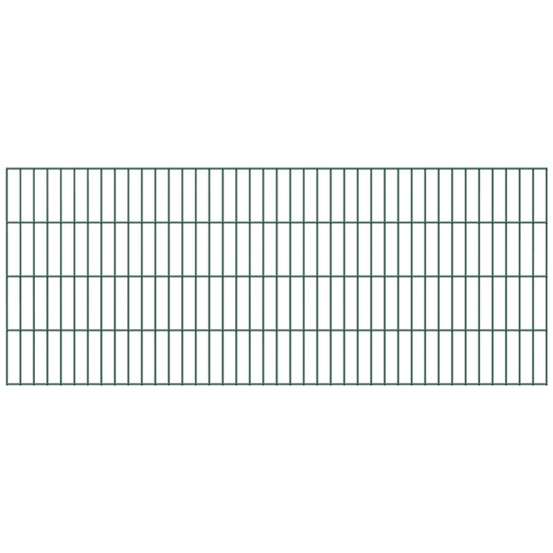 ALBERTS Doppelstab-Gittermatte, verz.grün, BxH2000x800mm, Draht-Ø6/5/6, Masche50x200mm