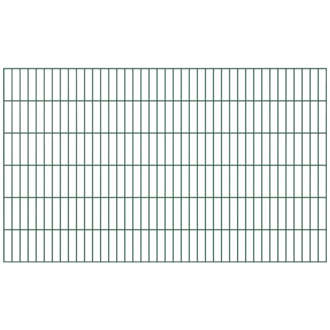 ALBERTS Doppelstab-Gittermatte, verz.grün, BxH2000x1200mm, Draht-Ø6/5/6, Masche50x200mm