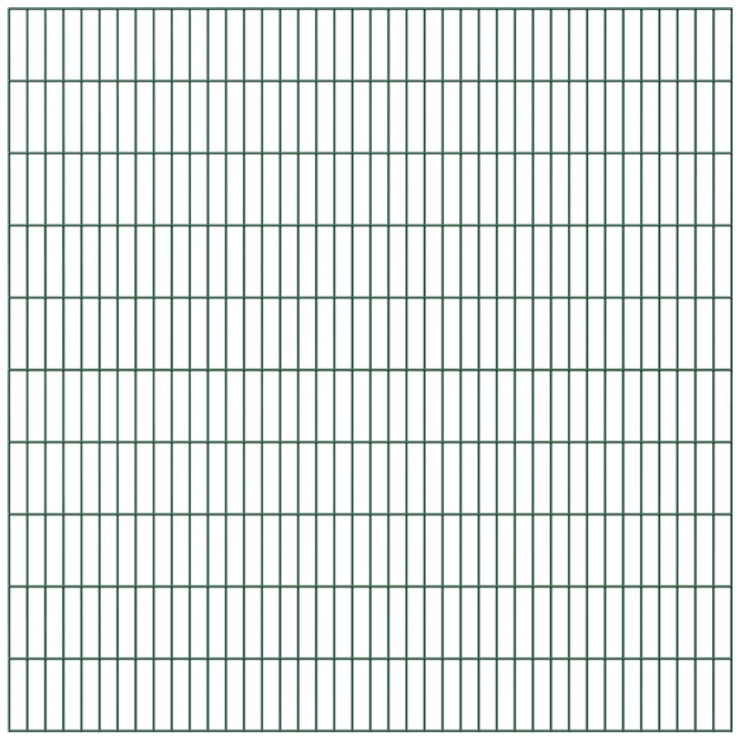 ALBERTS Doppelstab-Gittermatte, verz.grün, BxH2000x2000mm, Draht-Ø6/5/6, Masche50x200mm