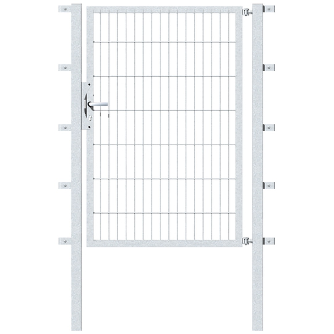 ALBERTS Einzeltor Flexo, feuerverzinkt, lichte BxH1000x1400, PF60x60/1900mm