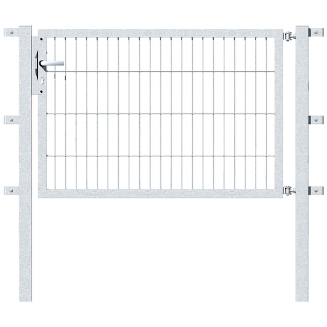 ALBERTS Einzeltor Flexo, feuerverzinkt, lichte BxH1250x800, PF60x60/1300mm