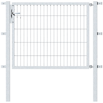 ALBERTS Einzeltor Flexo, feuerverzinkt, lichte BxH1250x1000, PF60x60/1500mm