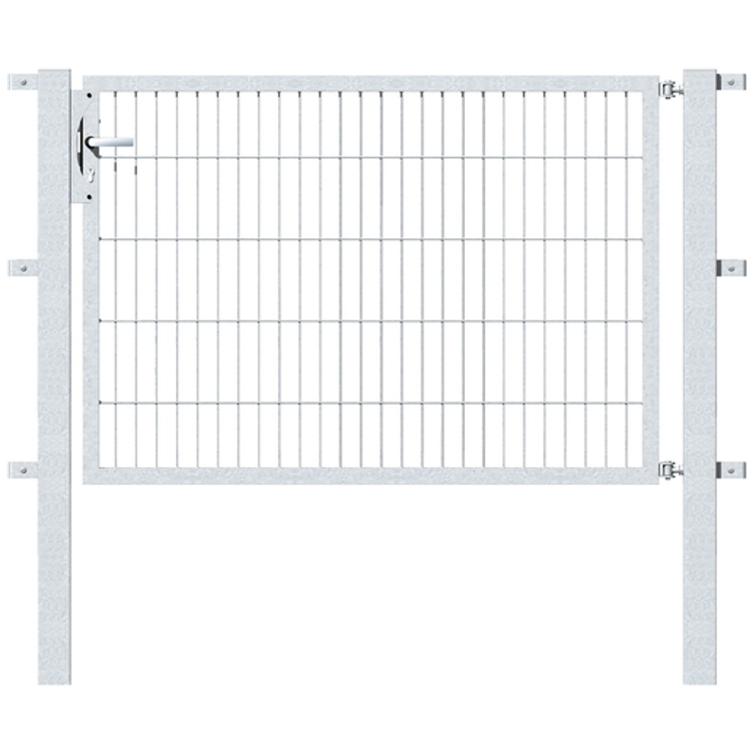 ALBERTS Einzeltor Flexo, feuerverzinkt, lichte BxH1500x1000, PF80x80/1700mm