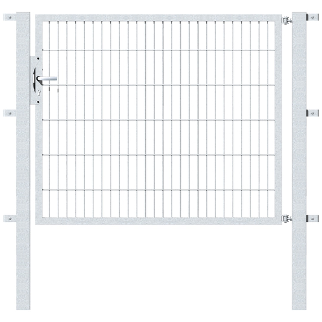 ALBERTS Einzeltor Flexo, feuerverzinkt, lichte BxH1500x1200, PF80x80/1900mm