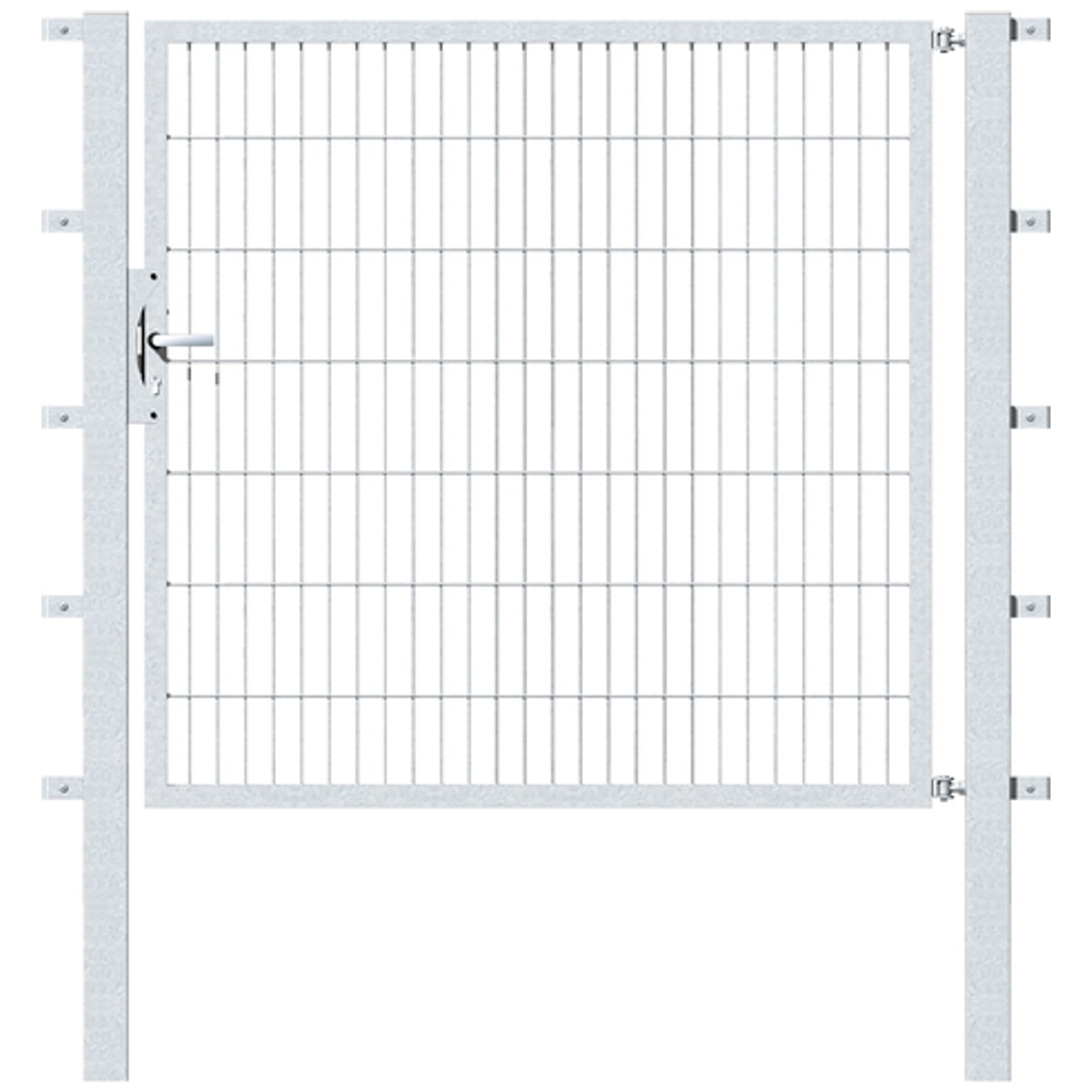 ALBERTS Einzeltor Flexo, feuerverzinkt, lichte BxH1500x1400, PF80x80/2100mm