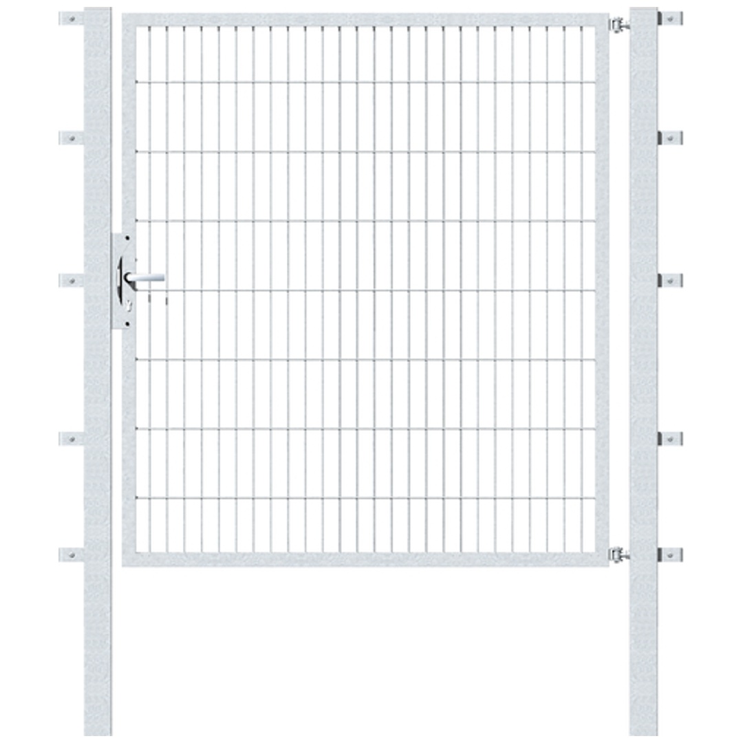ALBERTS Einzeltor Flexo, feuerverzinkt, lichte BxH1500x1600, PF80x80/2300mm